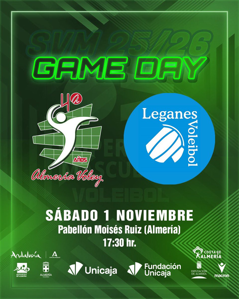 Unicaja Costa de Almería Voleibol 🏴💚 tweet media