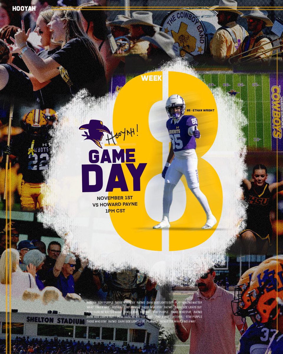 80 mile business trip to Brownwood 🚍

🆚 Howard Payne University
🏟️ Gordon Wood Stadium
⏰ 1:00 PM CST 
📺 hpusports.com/watch/?Live=97…

#HOOYAH