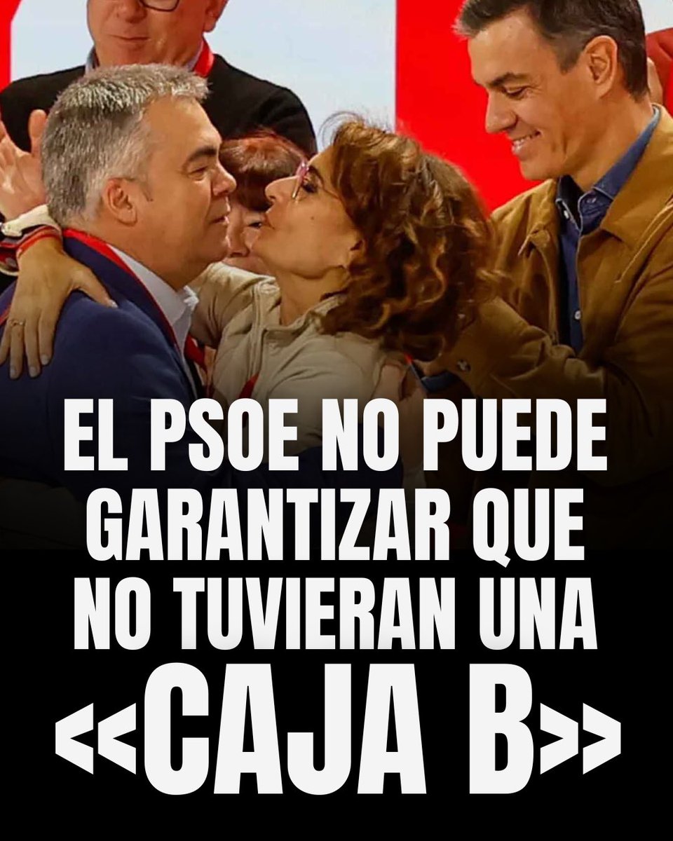 🔴 El PSOE no puede garantizar que no tuviera una «caja B».

La lupa puesta sobre la financiación ilegal del PSOE mientras Montero y Sánchez han perdido la memoria. 

larazon.es/espana/psoe-pu…
