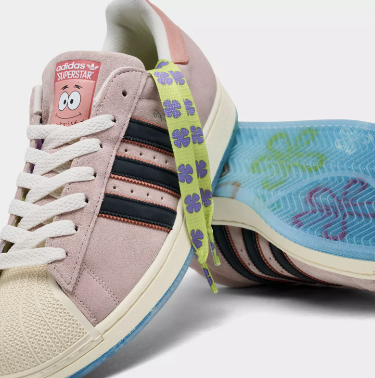 snkr_twitr's tweet photo. AD: LIVE in 30mins 
SpongeBob SquarePants x adidas Superstar 'Patrick Star'

Champs -> https://t.co/dxuxWxaSEJ

Also try here in case they restock on top of the hour
Finishline https://t.co/2SaE7puxaD
$10 off w/code SUMMERHEAT

JDsports https://t.co/8oyQK4kpcy
$10 off JDS10
(Use STATUS Rewards)