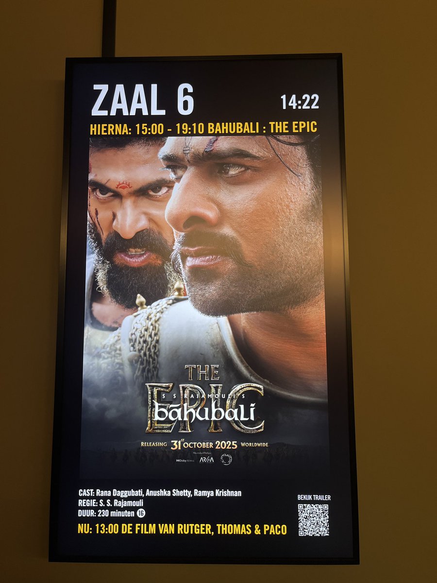 manoj_pvr's tweet image. I have a feeling Bhallaladeva was responsible for cast credits😂. @RanaDaggubati @ssrajamouli #BahubaliTheEpic