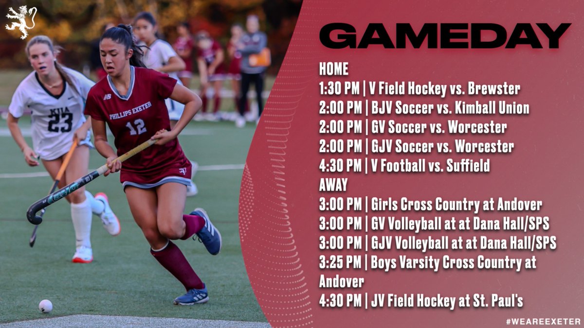 #GAMEDAY LET'S GO, BIG RED!!! #WeAreExeter