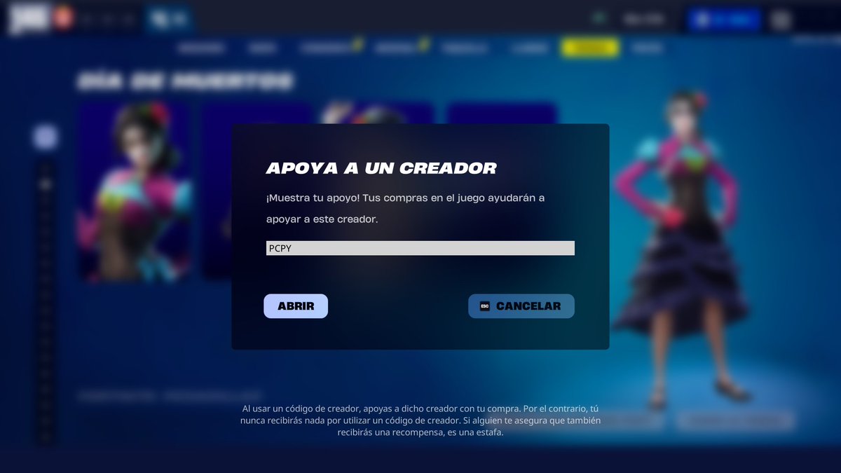 codepcpy's tweet image. Si te gusta mi contenido, no olvides utilizar mi código ‘PCPY’ en la tienda de Fortnite, muchas gracias ❤️
#Fortnite
