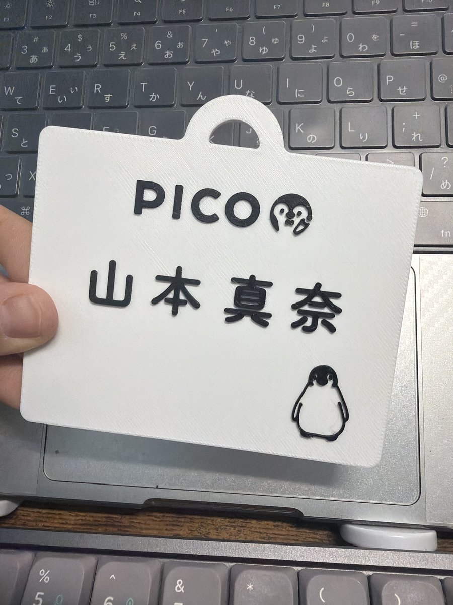 como_note's tweet image. ブース展示のもできた！名札代わり。