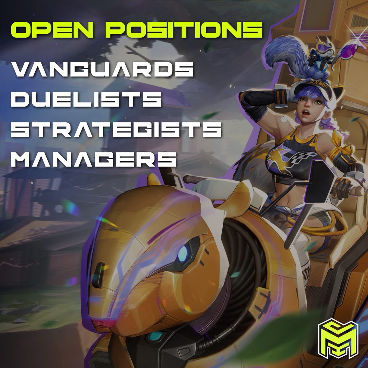 🎮 IMPERFECT GAMING busca nuevos jugadores y staff competitivo para unirse a IMPERFECT e IMPERFECT SHADOWS.

🔥 Posiciones abiertas: Manager, Vanguards, Strategists y Duelists.

🗓️ Tryouts: 3–4 de noviembre
🕗 8:00 PM – 10:00 PM (Hora de PR)

Registro adjunto