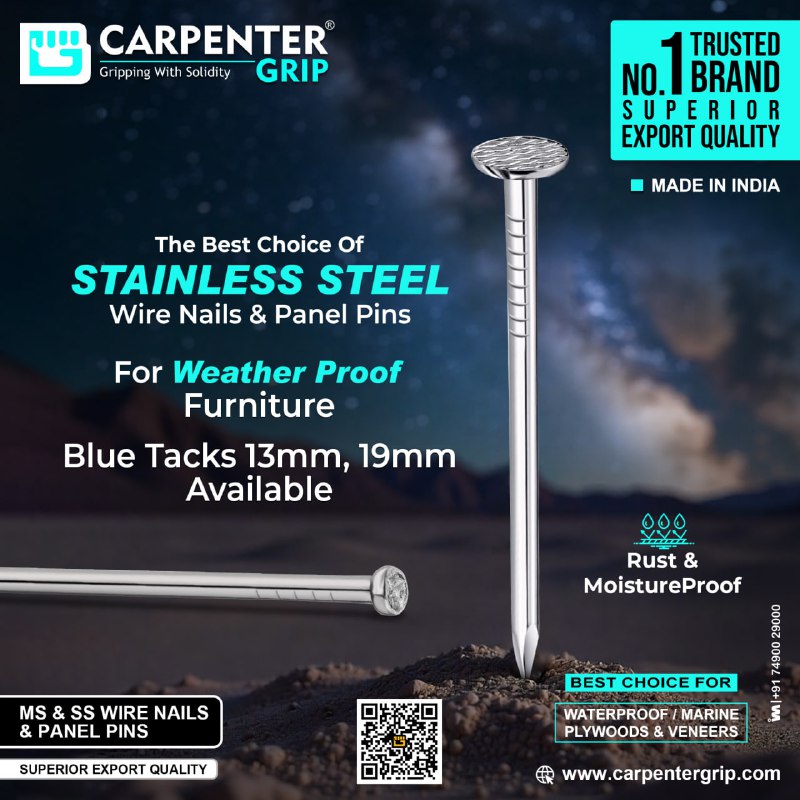 ibais_hardware's tweet photo. CARPENTER GRIP - RAJKOT
For enquiry via WhatsApp click:
https://t.co/2FO5gGLfYj
Helpline No.: +91 87800 38150
#nailsfastener #nailshardware #fastenermanufacturer #hardware #furniturefitting #hardwarenails #manufcaturer #fittingproduct
.
@ibais_hardware
@CarpenterGrip https://t.co/0WYJcztoFN