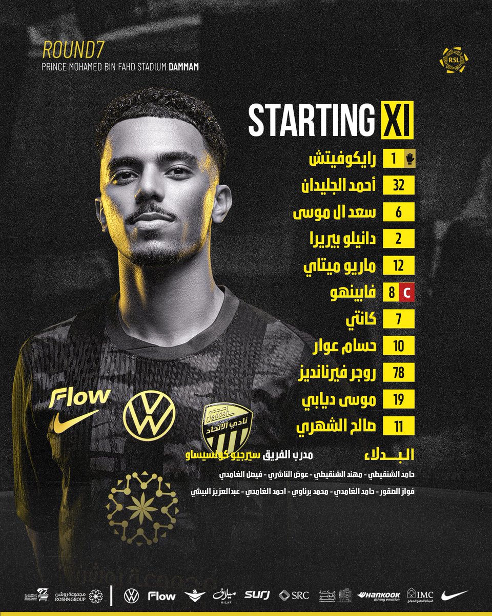 📋| قائمة النمور لمواجهة #الاتحاد_الخليج ⚽️🐅