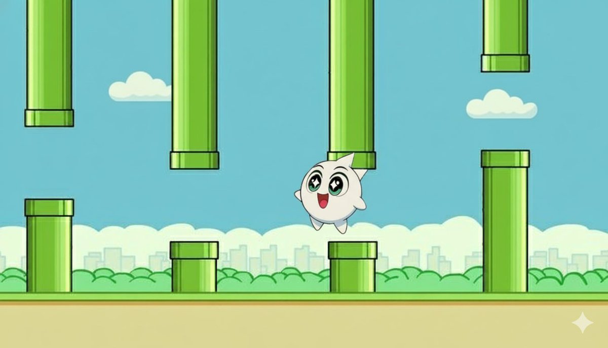 ghosttxt_'s tweet photo. Flappy? nah  this one’s fully onchain 🧩
powered by @irys_xyz ✦ where even pixels live forever. https://t.co/XNjkrHaD52
