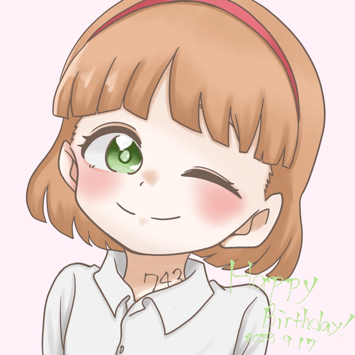 - ̗̀ 𝙷𝙰𝙿𝙿𝚈 𝙱𝙸𝚁𝚃𝙷𝙳𝙰𝚈  ̖́-
            シェリー
#74394シェリー誕生祭2025
(大遅刻🙇‍♀️)