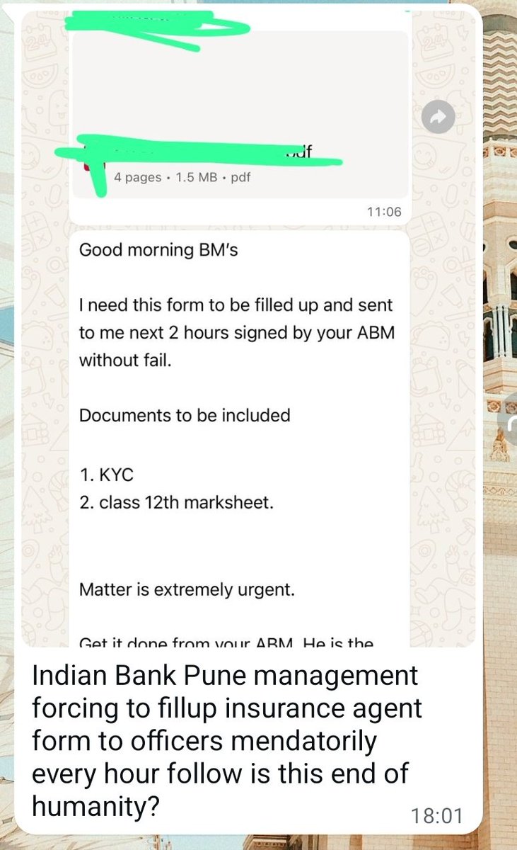 alashshukla's tweet image. Hi @MyIndianBank,

As per info recieved In Pune staff is being forced to fill form of insurance agent?
Why?

Where its written that every officer have to fill this? Kindly take cognizance.

@RBI @FinMinIndia @DFS_India.