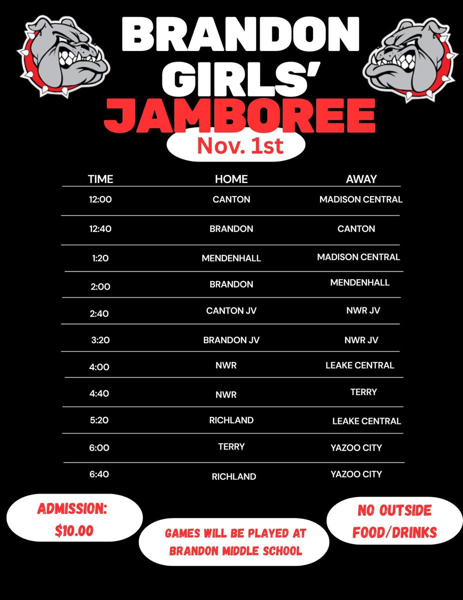 ITS GAMEDAY!The Lady Bulldogs are all smiles!Varsity plays at 12:40&amp;2:00&amp;JV plays at 3:20!All games are@the middle school!Come on out&amp;support your Lady Bulldogs!You don’t want to miss it!! This group is full of fun, excitement, intensity, teamwork,&amp; THEY GOT THAT DAWG IN THEM!!!