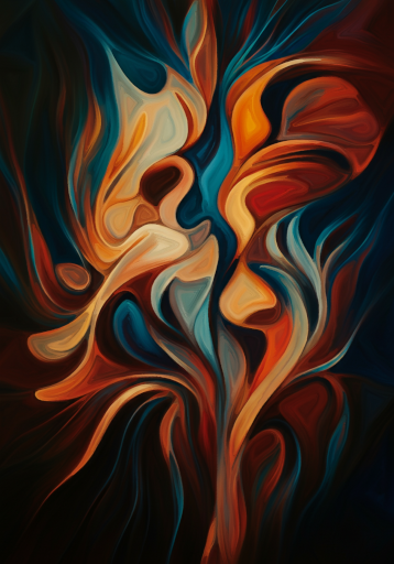 MidnightworksA's tweet photo. Form is temporary. A fluid encounter in the dark.
#ArtInspiration #conceptart #AIart #NFTs #digitalart #AbstractArt #surreal https://t.co/g4XzfHoxF8