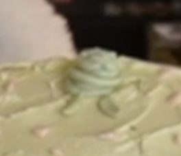 I tried making one of those cute frog cakes LMAO