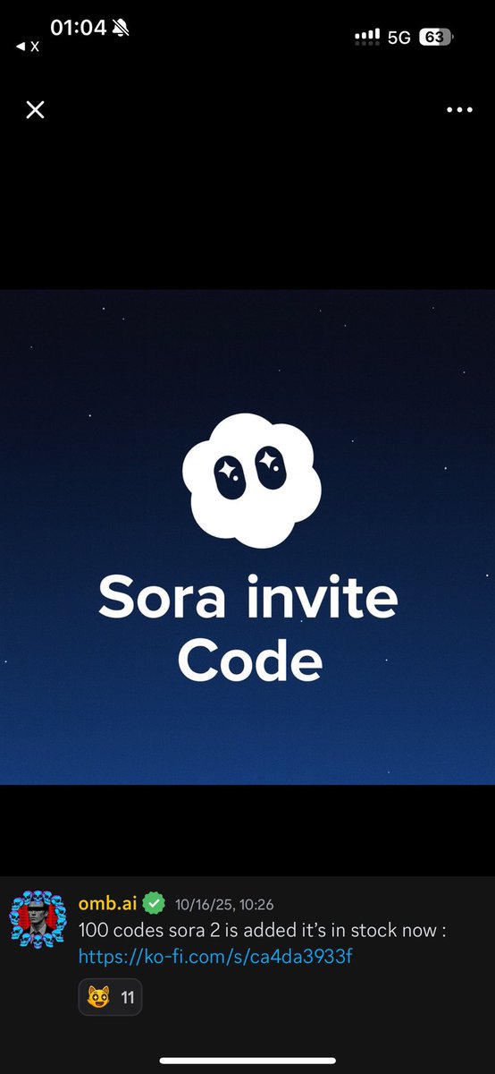 realgmbhatti's tweet image. Want a Sora 2 invite code? I’ve got 508 to give away FREE! ✈️
1. Like + Retweet + Comment “Sora 2 Code”
2. Follow me (so I can DM you the code)
⚠️ No Retweet = No Code
Hurry, first come, first served!
#Sora2 #InviteCode #GiveawayXLSATU