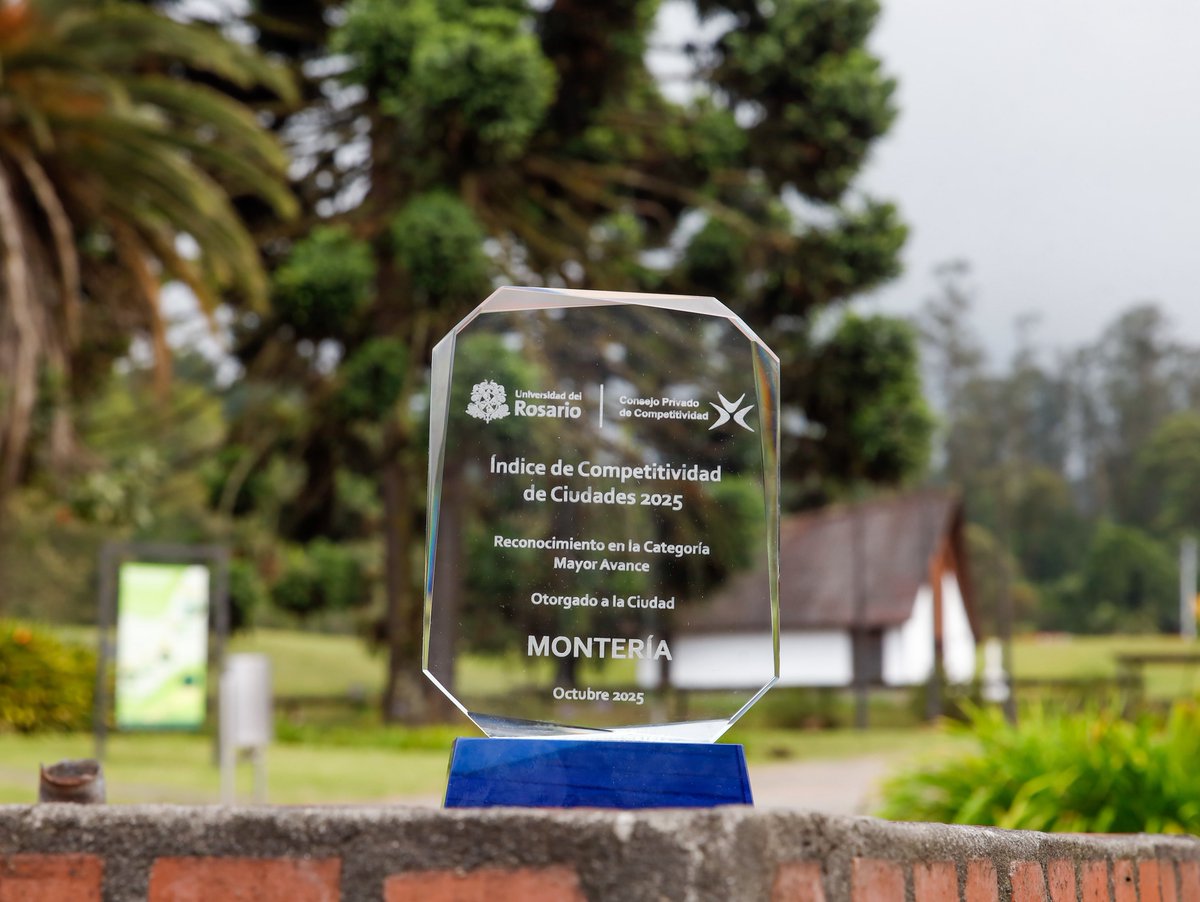 kerguelenhugo's tweet image. Octubre nos deja grandes noticias para Montería:

✅ Recibimos el galardón a la ciudad que más escaló en el Índice de Competitividad de Ciudades, subiendo del puesto 20 al 17.

✅ El ICFES reconoció a Montería por la mejor estrategia educativa implementada para las Pruebas Saber,…