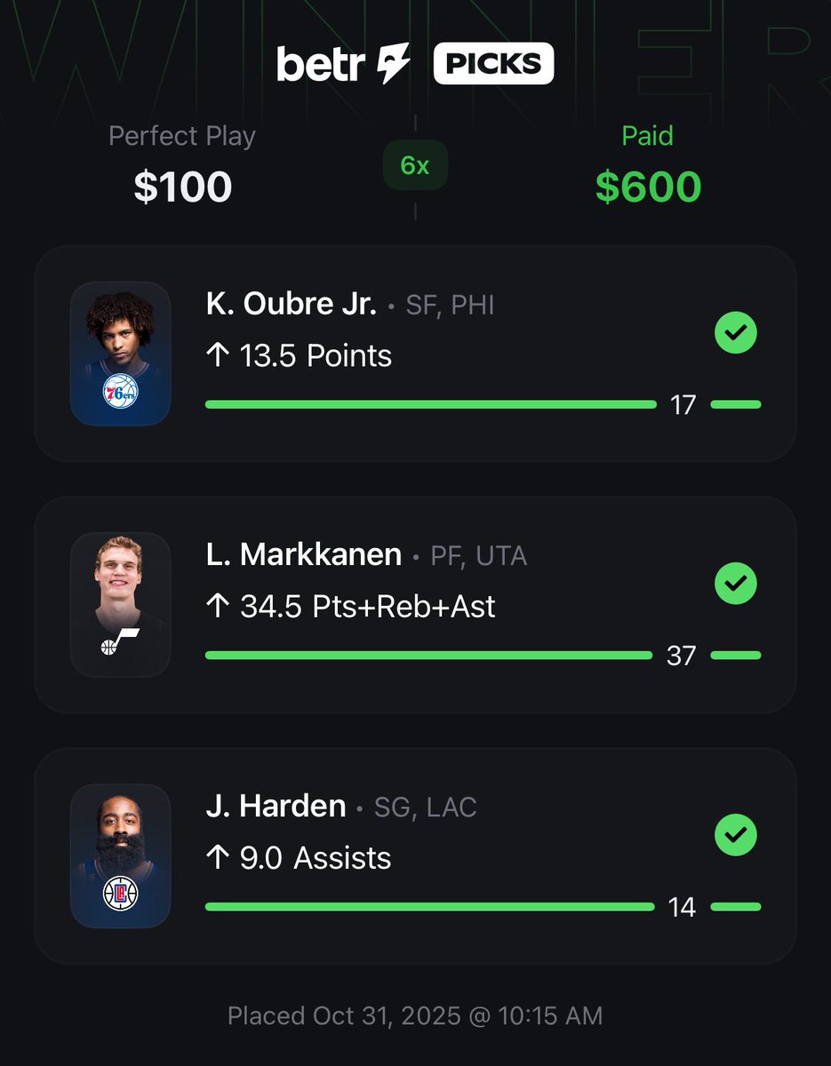 💰3 LEG PARLAY WINNER💰

🚨$250 CASH GIVEAWAY🚨🚨

NO SWEAT WINNER &amp; NOW WE WILL PICK A WINNER AT 7 PM EST TONIGHT &amp; GIVE AWAY $250 CASH‼️

Make sure to follow <a href="/TP3bets/">TP3Bets</a> <a href="/fullcardsweep/">Full Card Sweep</a> &amp; <a href="/TheSportsAddic/">The Sports Addicts Network (TSAN)</a> 

If we pick you and you don’t follow ALL ACCOUNTS, we’ll pick a new winner!