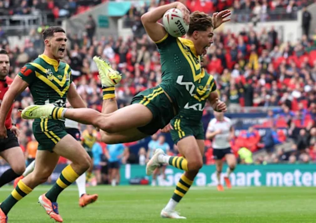 In 20 days, the #Ashes begins. The first game is at <a href="/OptusStadium/">OptusStadium</a> in #Perth. In the meantime, there’s another Ashes being played between <a href="/NRL/">NRL</a> Australia and <a href="/England_RL/">England Rugby League</a> 
The Aussies won the first test last week at <a href="/wembleystadium/">Wembley Stadium</a> with the second at <a href="/Everton/">Everton</a> stadium today at 2:30pm