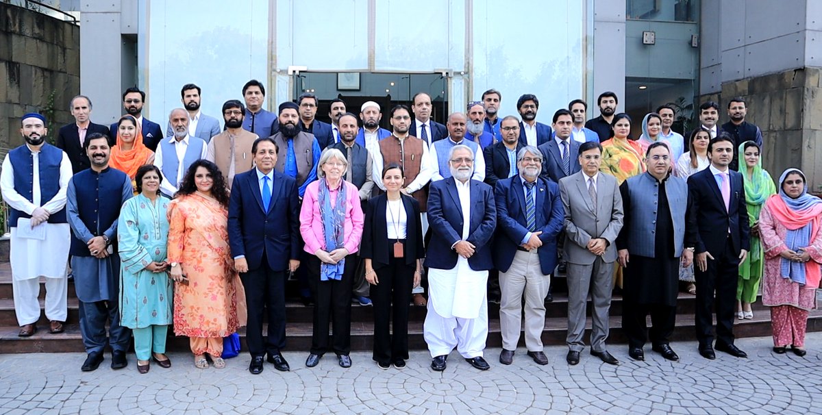 PIPS_GOV's tweet image. The Pakistan Institute for Parliamentary Services (PIPS), in collaboration with Mustehkam Parlimaan (MuP) – an EU funded project, is organizing a four-day Advance Legislative Drafting Course for senior officers of the National Parliament and Provincial Assemblies of Pakistan.
