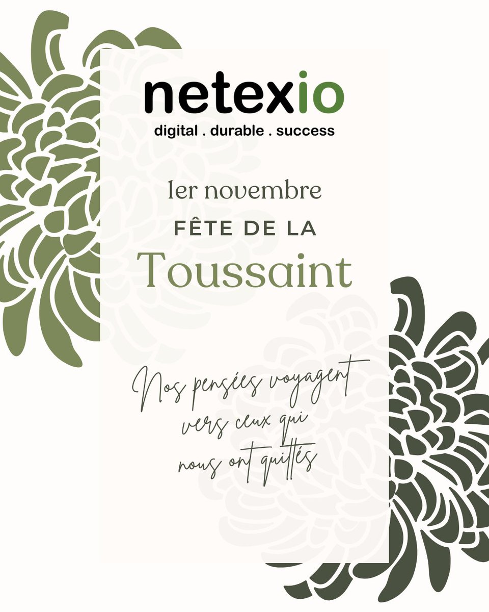 netexio's tweet photo. En cette fête de la Toussaint, Netexio adresse ses pensées les plus sincères à la communauté chrétienne.

Que cette journée soit remplie de paix intérieure, de lumière et de gratitude envers ceux qui nous ont précédés dans la foi.

#Netexio #Microsoft #Fortinet #Toussaint https://t.co/Zg87rptKwo