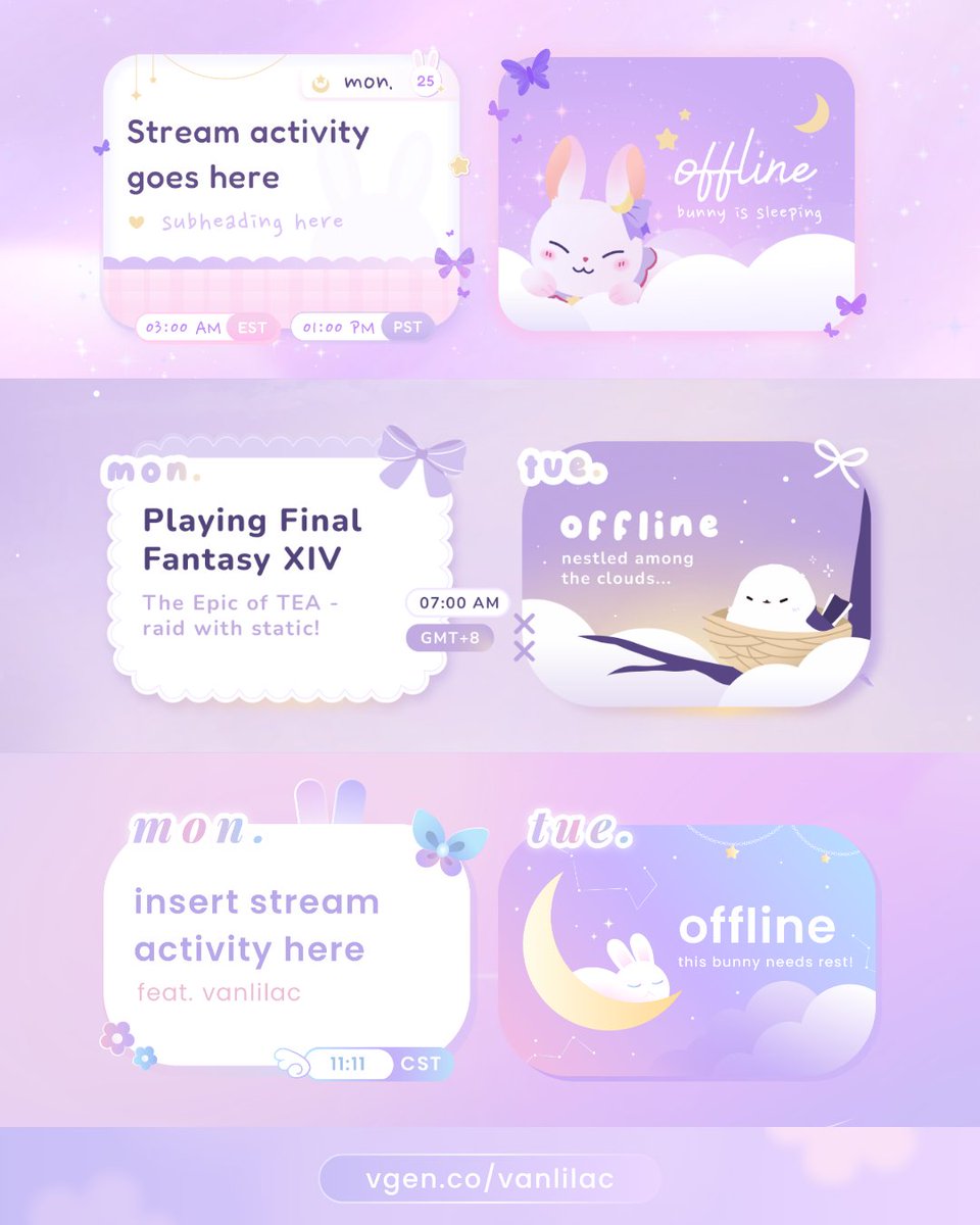 lilac 🌙 vgen open ♡ tweet media