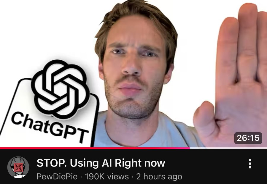 MultimodalAI's tweet image. PewDiePie in 2025:

– built a custom rig
– runs Llama and Qwen locally via vLLM
– custom chat UI (RAG, DeepResearch, TTS)
– created an &quot;AI council&quot; consisting of 64 AI models
– started fine-tuning his own model

Some people want generic AI tools

Some build entire workflows with…