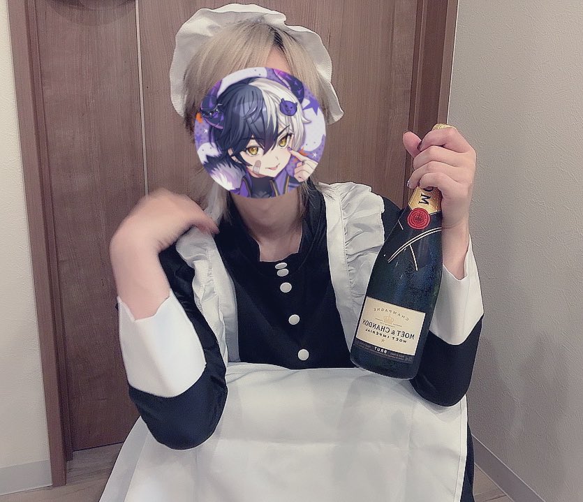 mazeta_sub's tweet image. メイド服着ても治安悪くなるのお許しくださいね