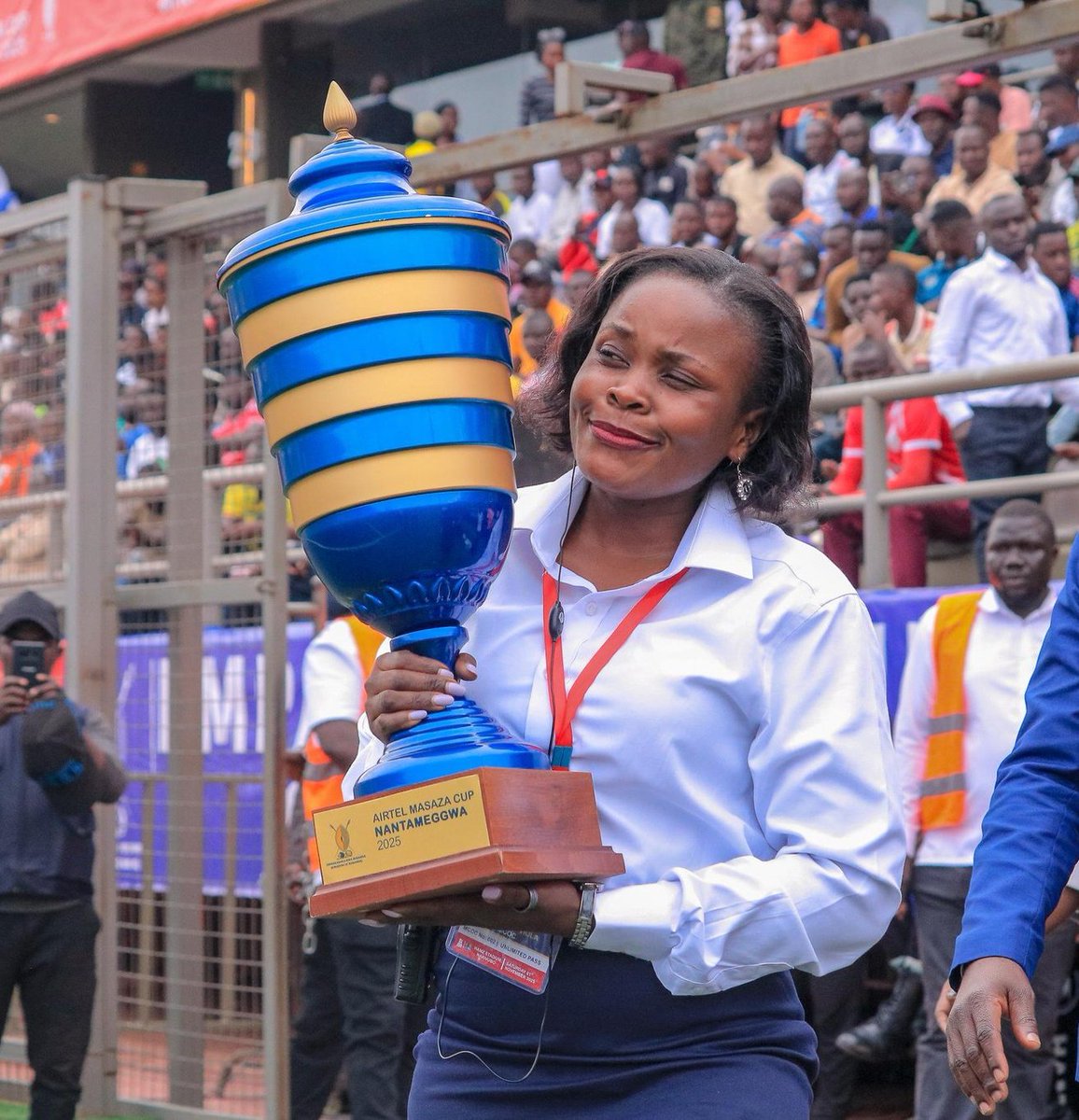 BugandaMedia's tweet image. Below is the Trophy to be taken by one of the competitors today. 

#masazacup2025