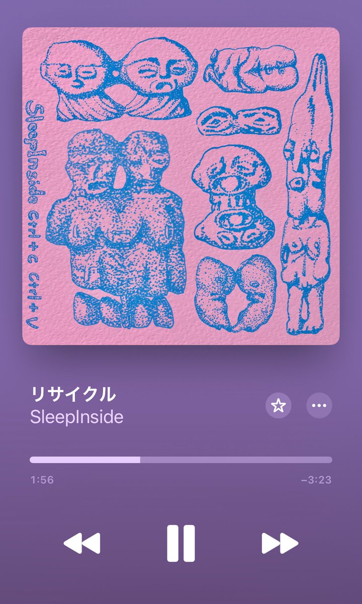 manyo_muku's tweet image. #NowPlaying
#sleepinside
#リサイクル
フワッとした曲で好きなんだ☺️
music.apple.com/jp/album/%E3%8…