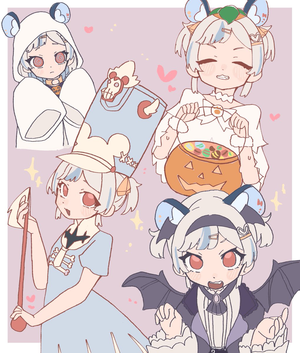 The last few halloween mimis #drawmies