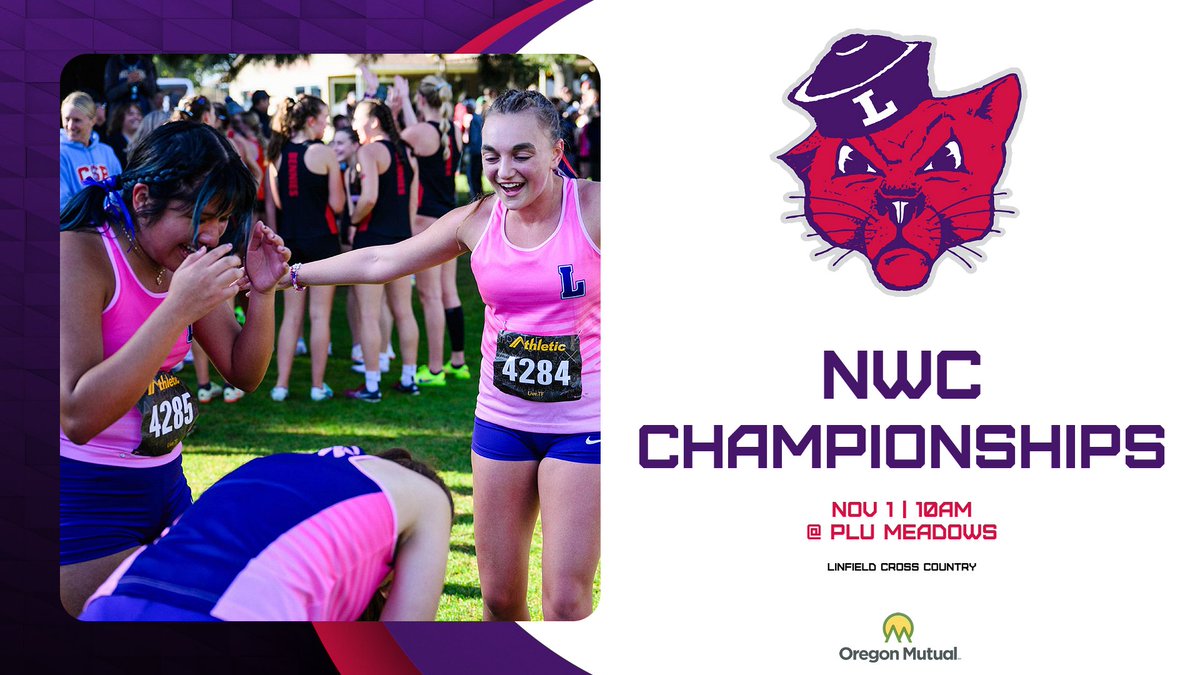 NWC CHAMPIONSHIPS 🏆

'Cats are back in Tacoma for the Northwest Conference Championships TODAY @ 10 a.m!

#RollCats | #d3xc | #NWCxc