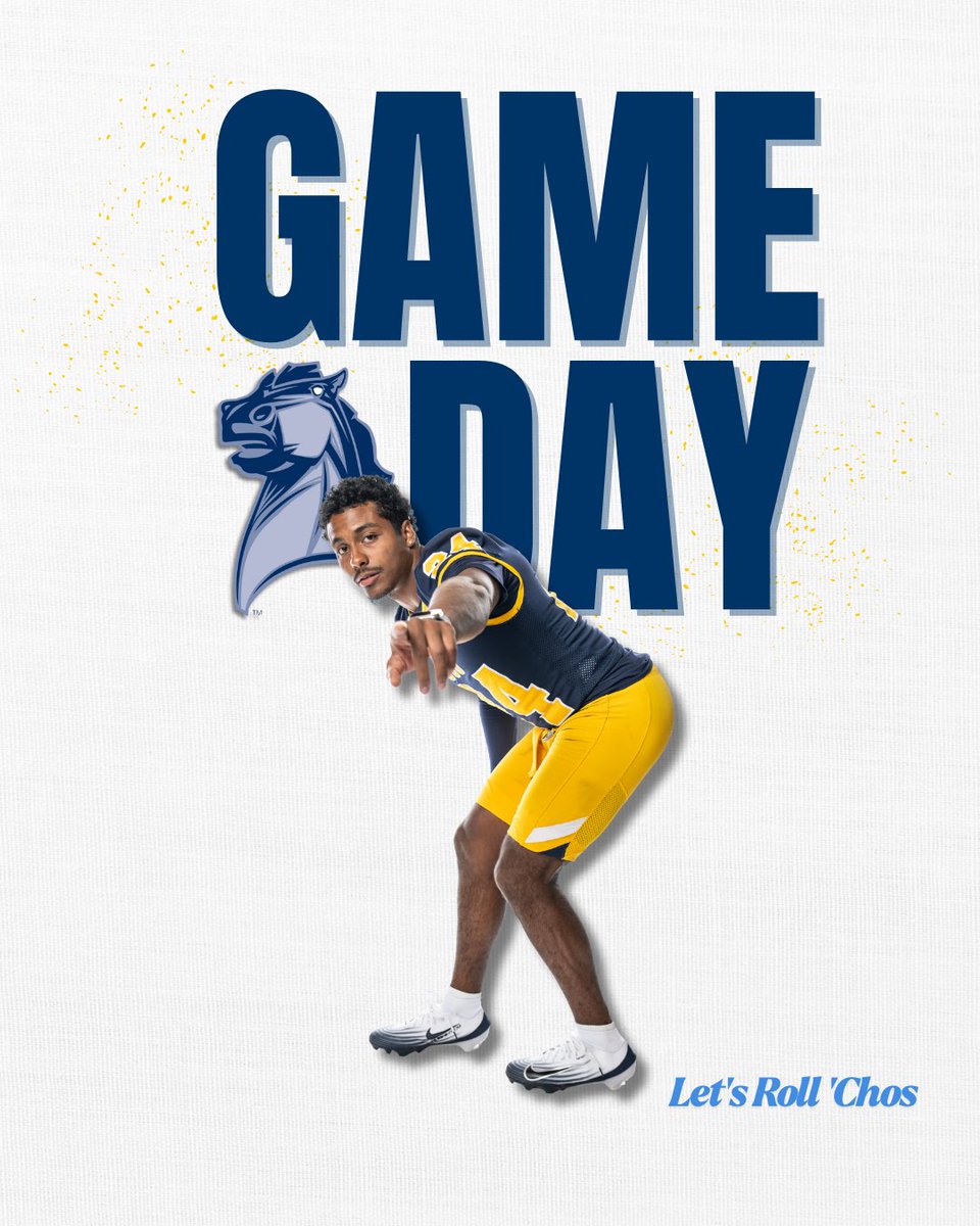 GAMEDAY! Noon kickoff in Nebraska🏟️

⏰12 p.m.
🆚Nebraska Kearney
📍Kearney, NE
📺 themiaanetwork.com/ucobronchos/
🎧 player.listenlive.co/34471
📊 bronchosports.com/sidearmstats/f…

<a href="/ucobronchofb/">UCO Football</a> x #RollChos
