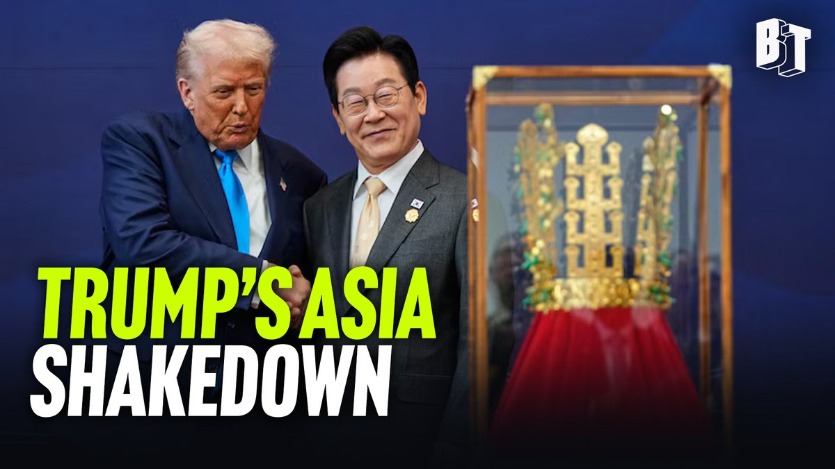 After meeting Trump, South Korea’s president gave him a literal golden crown—and agreed to pay the US $200B in cash.

“These tariffs are meant to tighten the leash around all US allies… and limit the possibilities of global south countries to change their economic situation,”