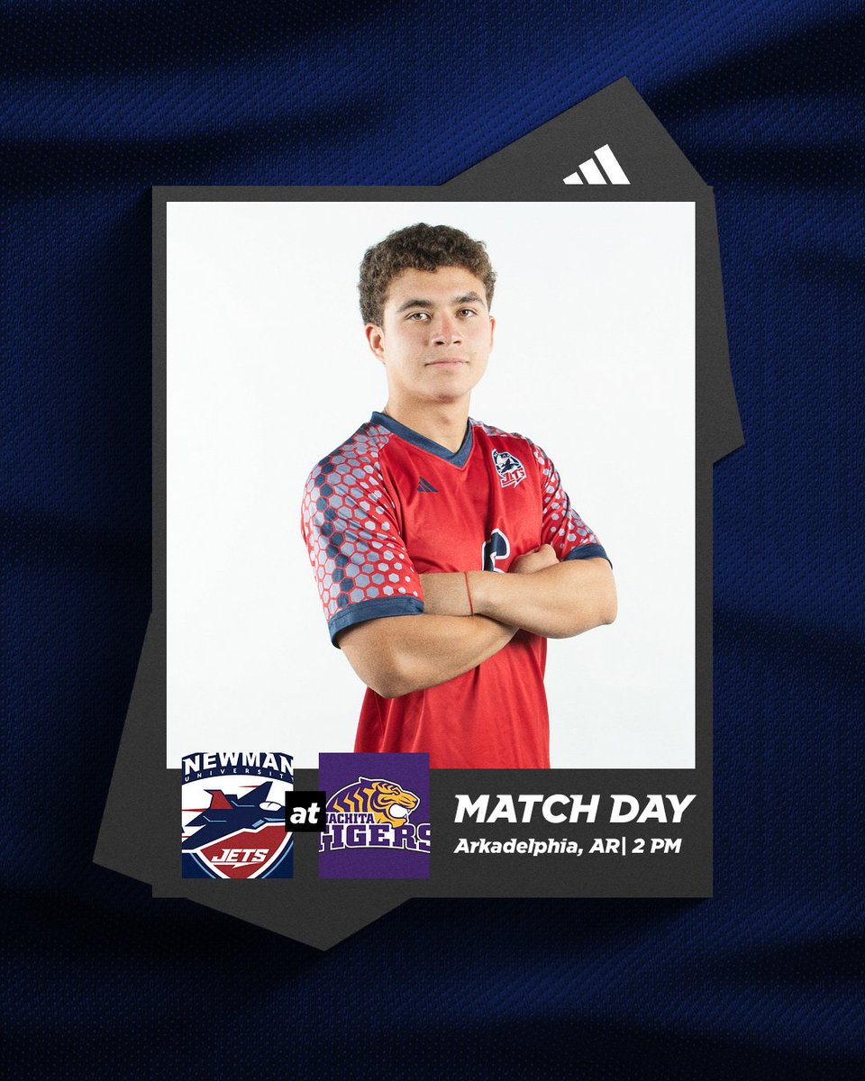 Match Day!

🆚OBU
📍Arkadelphia, AR
⏰2:00 PM
📈bit.ly/49nWREt 
📺bit.ly/3LeV1vz 

#JetPower✈️x <a href="/NewmanJetsMSOC/">Newman Men's Soccer</a>