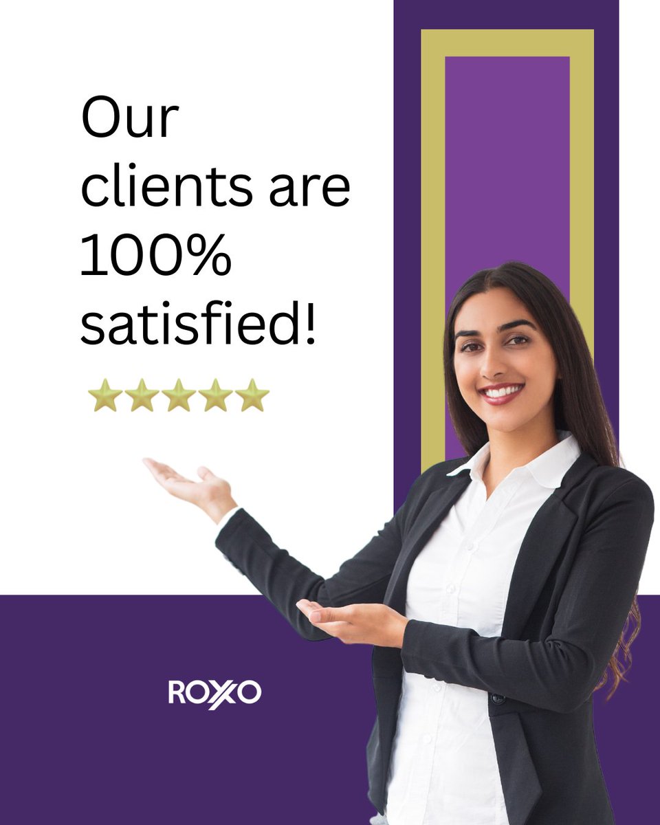 RoxoTranslation's tweet image. Our clients are 100% satisfied! 💯
Roxo Translations delivers certified and accurate translations accepted by USCIS and institutions worldwide.
Fast, professional, and trusted — every time. 
#CertifiedTranslation #USCIS #ProfessionalTranslators #FastTranslation #RoxoTranslations