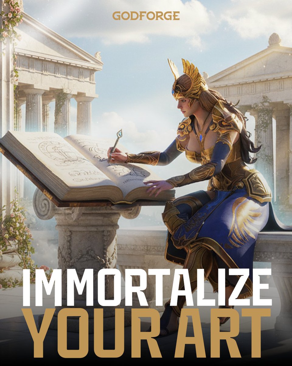 GodforgeGame's tweet image. Immortalise your art! 🎨📖

Submit your original Godforge-inspired artwork this November for a chance to be featured in the Official Godforge Art Book.

To enter, head to our Discord
🔗 discord.com/invite/fateles…