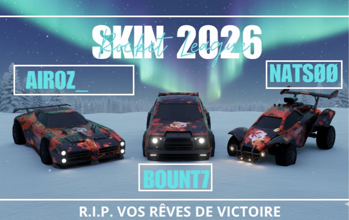 3 annonces en une ! 💥

Nos 3 GOAT restent avec nous pour 2026 ! 🐐

🇫🇷 | ORP <a href="/bount7_rl/">ORP I Bount7_RL</a>
🇫🇷 | ORP <a href="/xiroiww/">natsøø ｼ</a>
🇧🇪 | ORP <a href="/airoz_x/">Achille Lacroix</a>

Et l’arrivée de deux nouvelles décales

Été ou hiver, tout est prêt ! ❄️☀️

Que les grandes choses commencent ! 

#ORPWIN 🩵