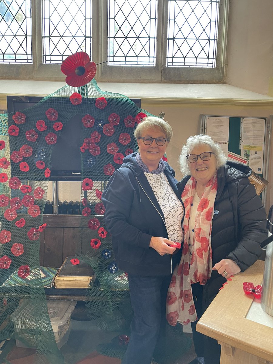 Great to see so many gathered for our Poppy making workshop <a href="/TheGarthMA/">The Garth Ministry Area</a> <a href="/ChurchinWales/">The Church in Wales | Yr Eglwys yng Nghymru</a> #wewillrememberthem