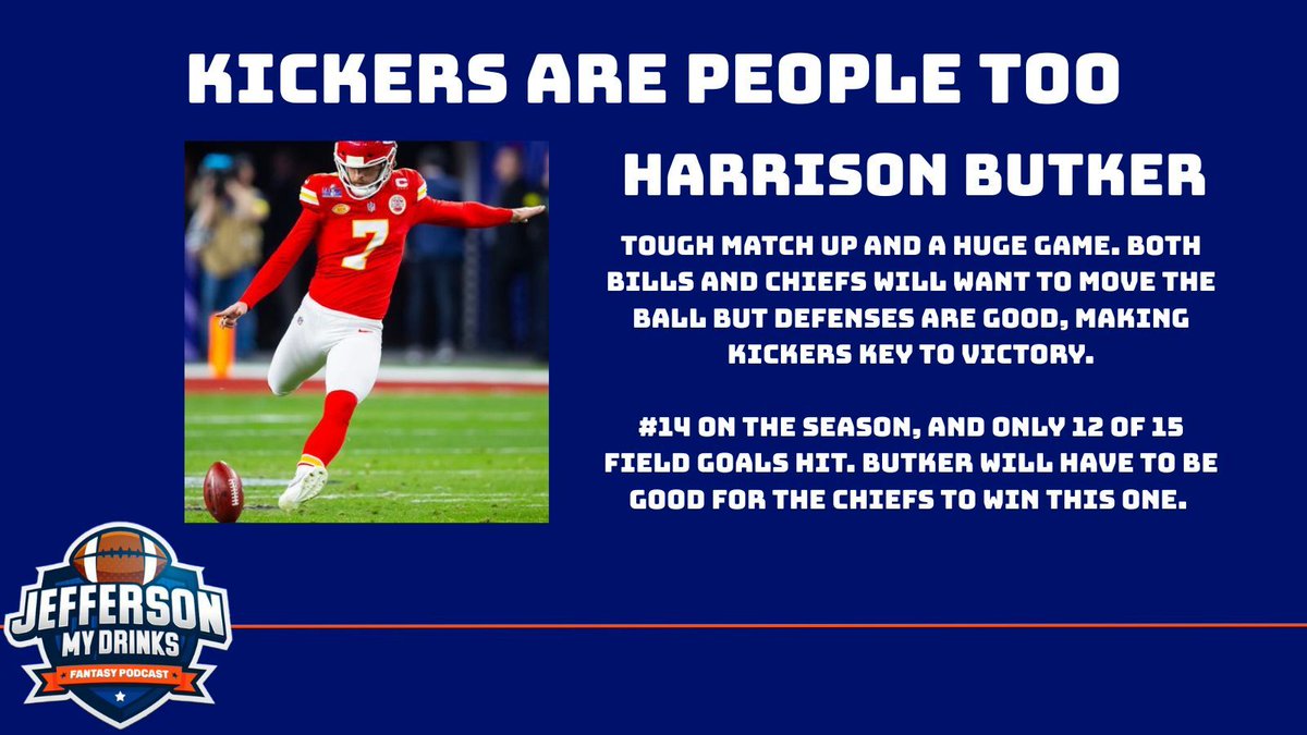After nailing his selection last week with Cameron Dicker, H aims to replicate his success again this week and is recommending Harrison Butker as his Kicker of the Week! 

#NFL
#NFLFantasy
#Chiefs