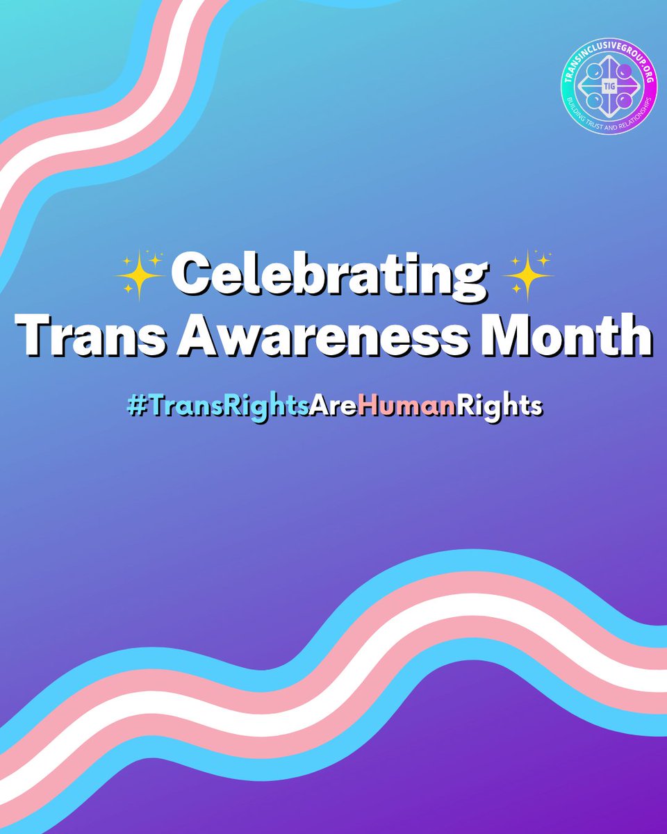 November is #TransAwarenessMonth — a time to honor our resilience, joy &amp; truth. Trans lives deserve visibility, safety &amp; celebration all year long. 💫