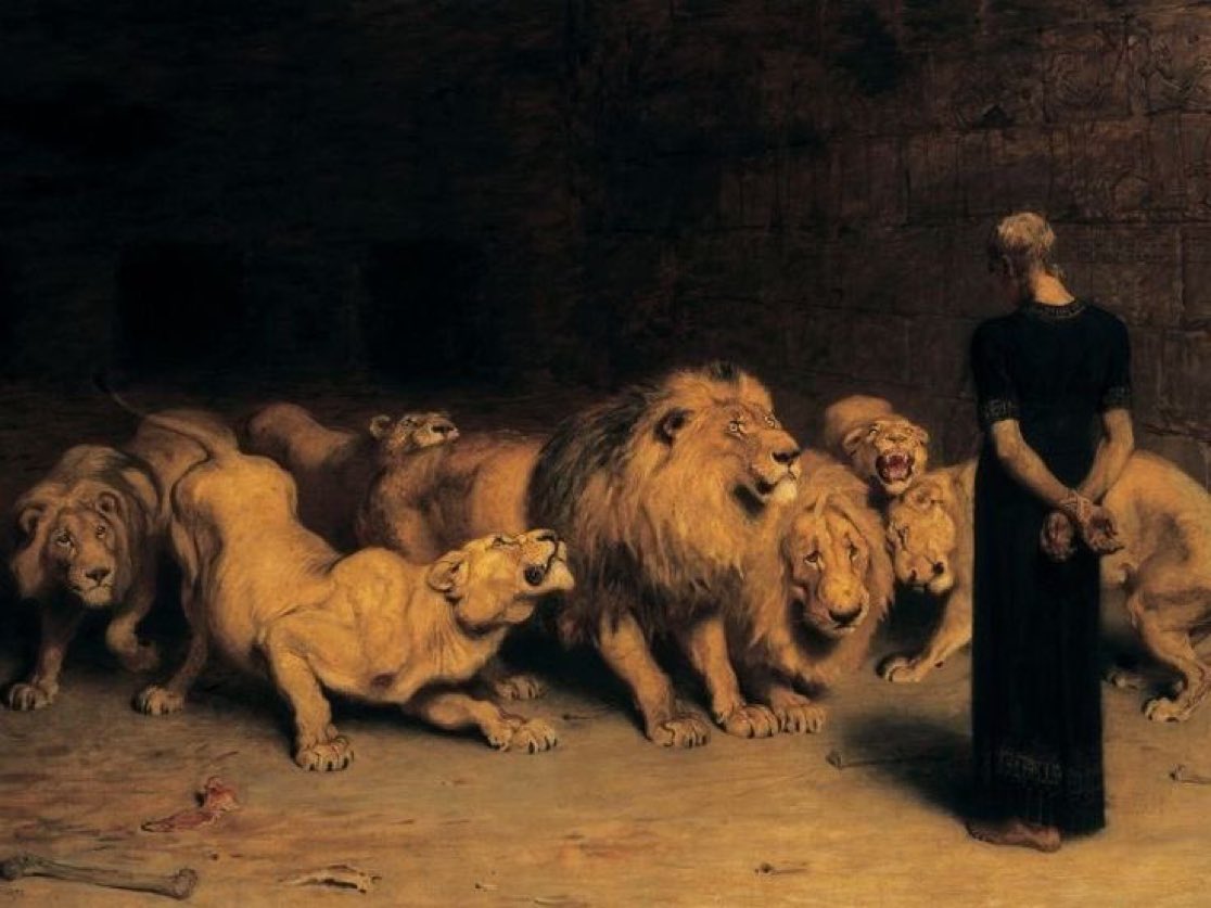 If Daniel could trust God when thrown in the lion's den, 

you can also trust Him in your current situation, no matter what you're going through.