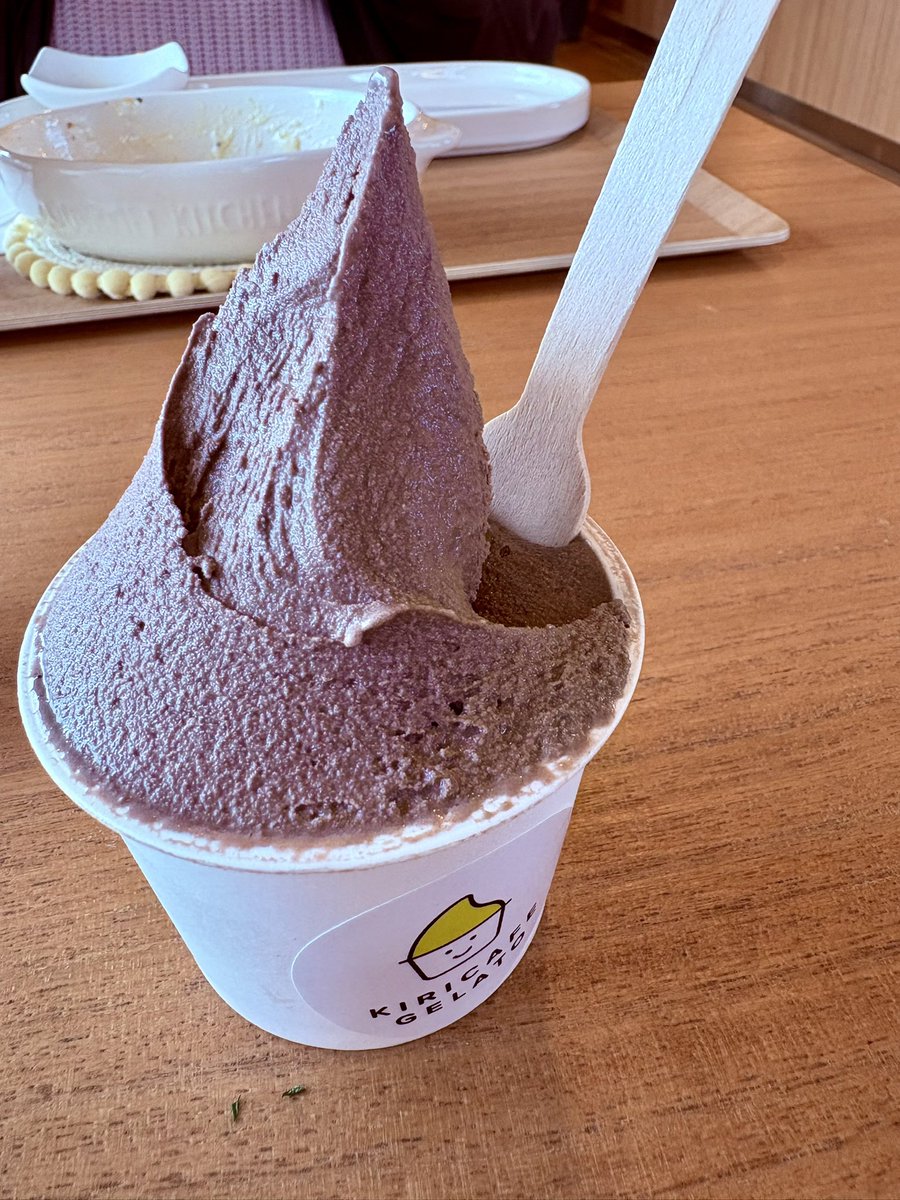 uxtupii's tweet image. 新潟西蒲区の
#キリカフェジェラート  行ってきた！

めちゃおしゃれなカフェ！

ピザは焼きたてモチモチ！
スープは野菜たっぷりで美味しい！
ジェラートはチョコレートにしました！