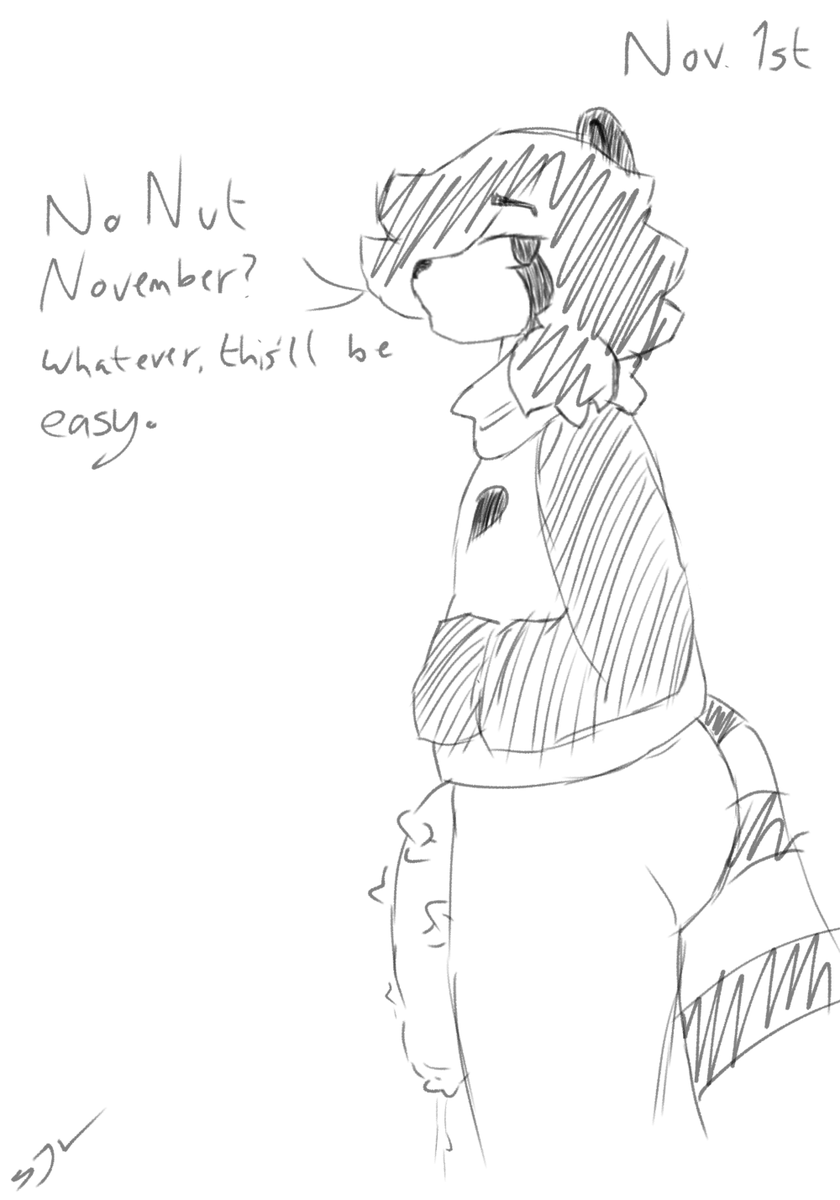 MorverFreaky's tweet photo. Yo nerds, I made a new NSFW account. Undortunately I'm unable to actually get into my main account... thanks a-fucking-lot Twitter.
Anyways, have a Morver who makes a poor choice of words during #nonutnovember https://t.co/YEv9Njhdwf