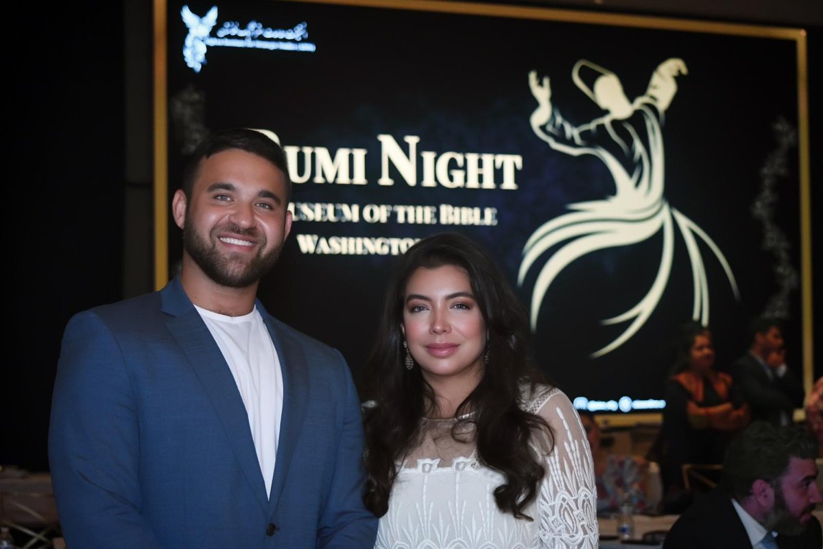 A throwback to Rumi’s Night at the Museum of the Bible, where the three Abrahamic faiths came together in peace, poetry &amp; shared heritage.

Honored to see Muslims celebrating Jewish heritage. 🌿
@MALA’s Founder Zainab Khan &amp; Co-Founder Kalid Loul continue to build bridges.