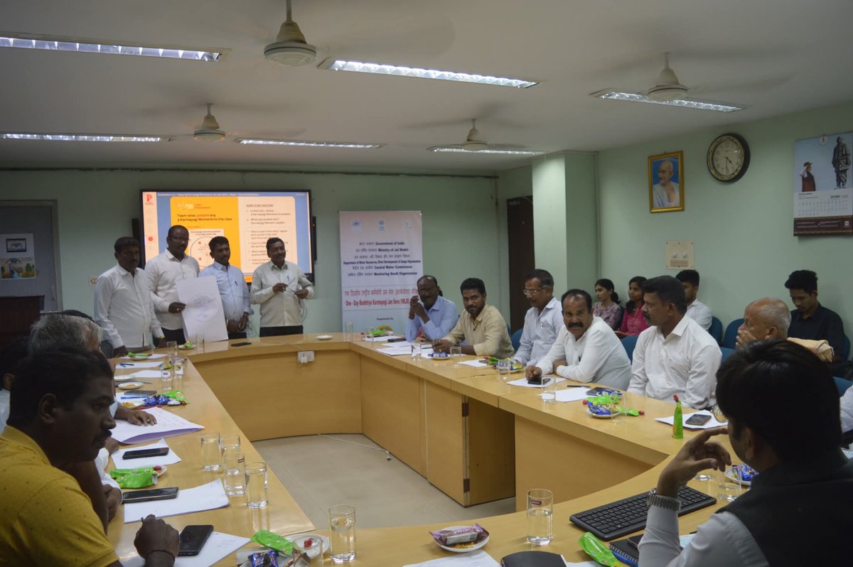 BangaloreCwc's tweet image. A One-Day“Rashtriya Karmayogi Programme&quot;was successfully conducted on 31.10.2025 at the O/o Executive Engineer, Cauvery Division, Monitoring South Organisation (MSO), Central Water Commission (CWC), Bengaluru.
Participants from the Cauvery Division.
#RashtriyaKarmayogiProgramme