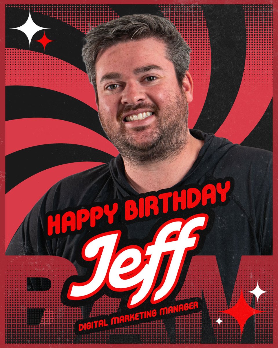 Happy Birthday to a man of many nicknames, hot takes, &amp; Jim the dog's dad 🐶 – Jeff!