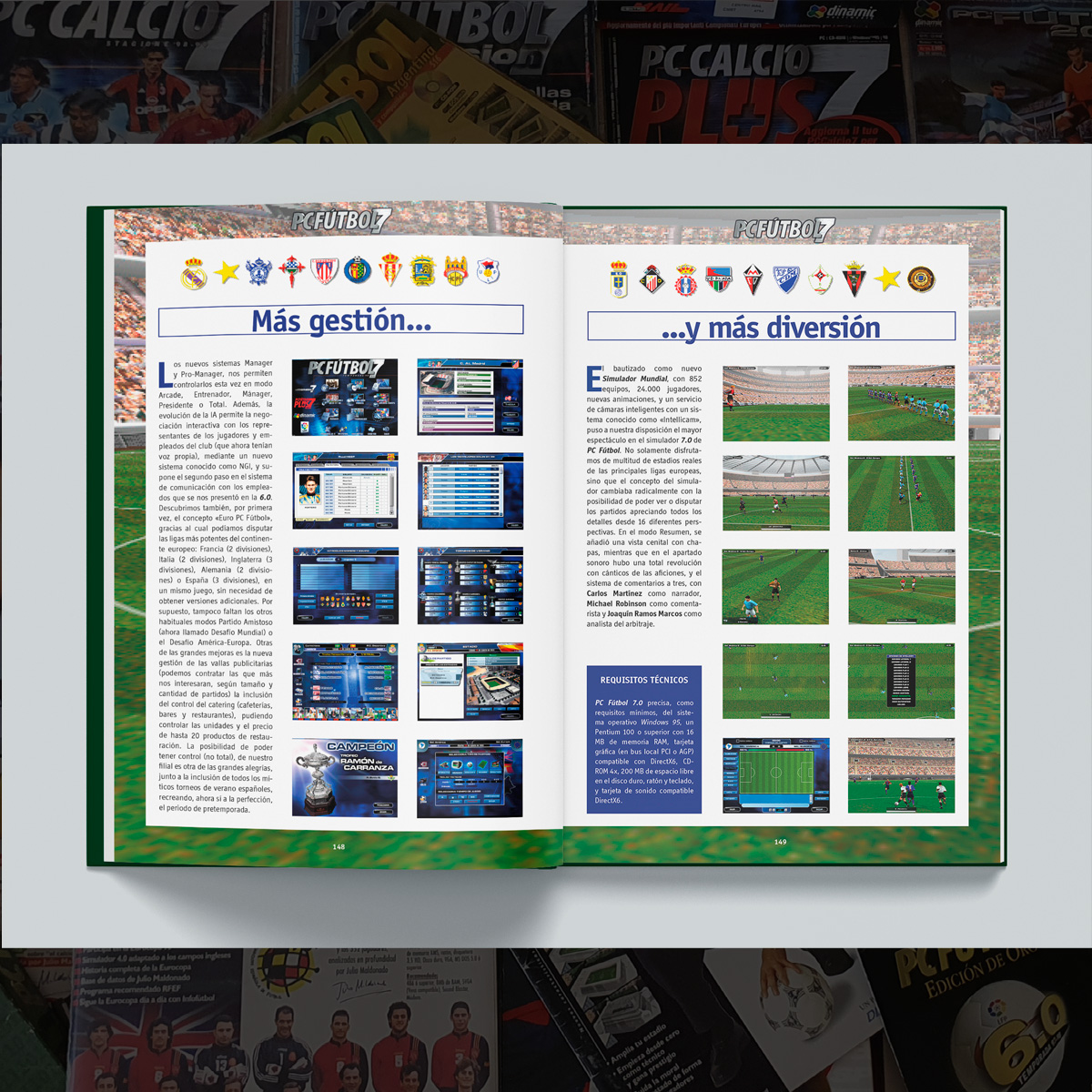 ¿Pensando ya en los regalos para estas Navidades? "Los PC Fútbol de <a href="/DinamicSoftware/">Dinamic / FX+</a>", de la editorial <a href="/GamePressEd/">Game Press</a> 👇