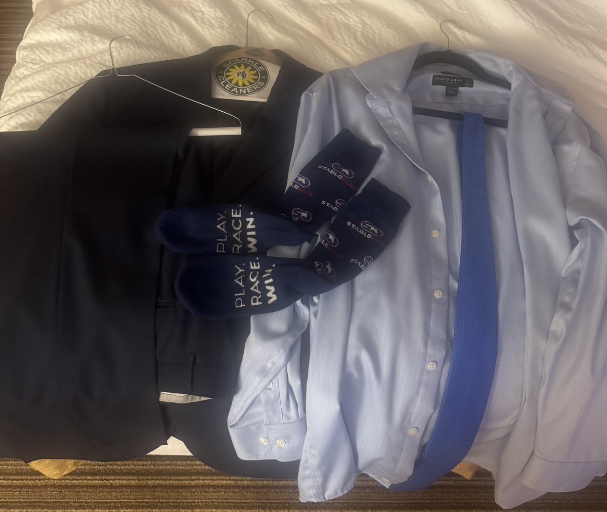 A must have for your Championship Saturday Breeders Cup outfit? That would be <a href="/StableDuel/">StableDuel</a> socks!