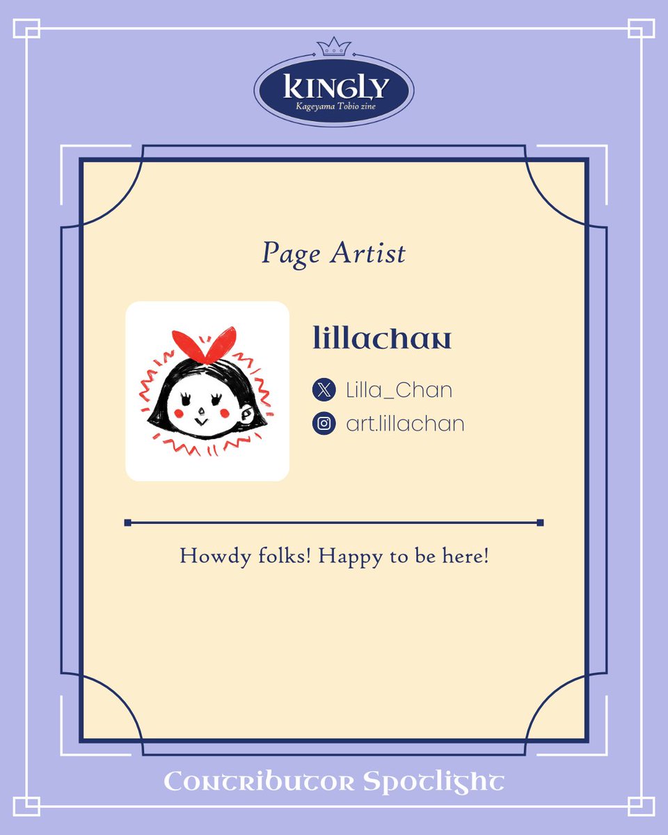 KINGLY: Kageyama Tobio zine tweet media