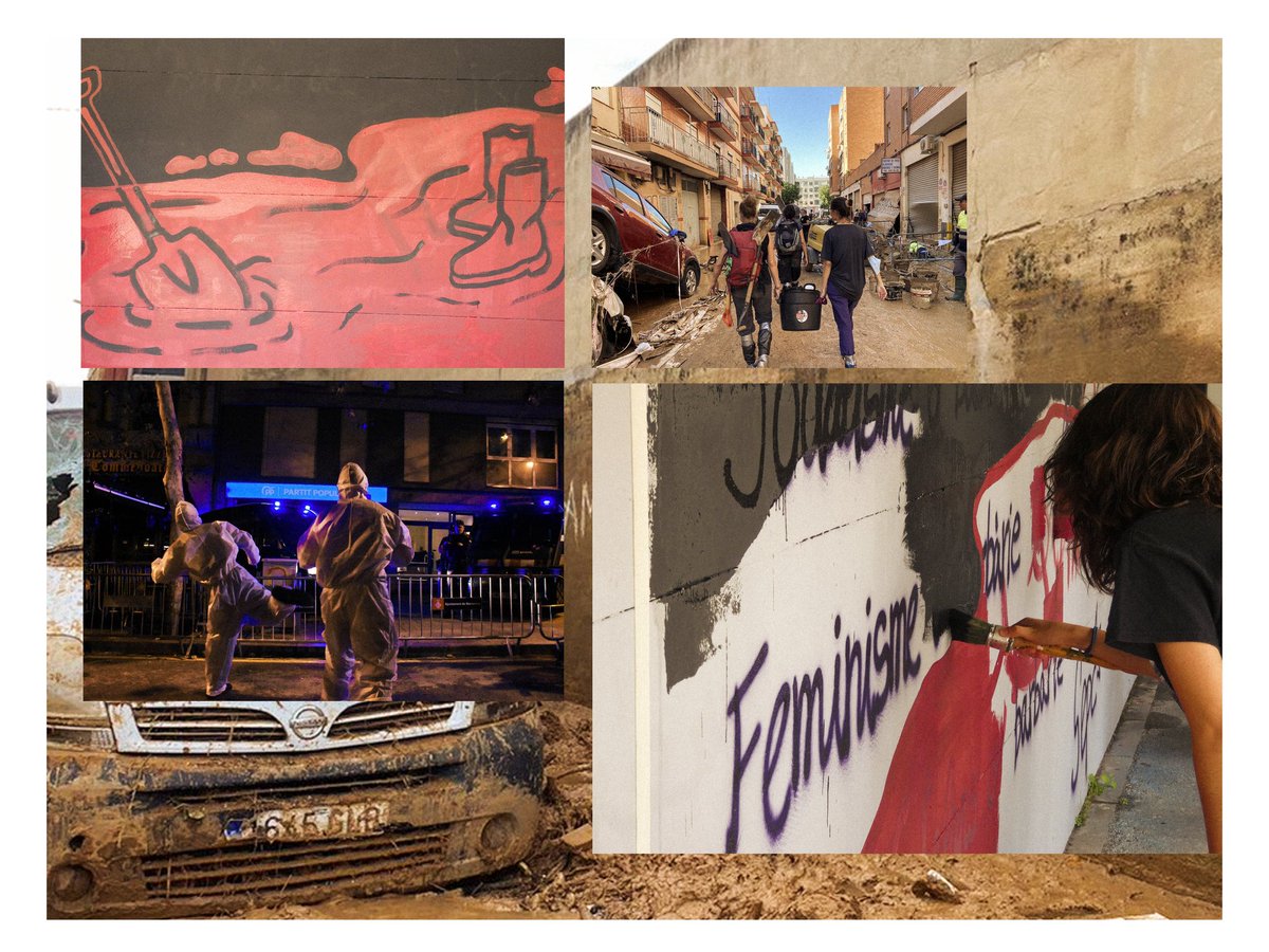 🪏🪣 MURAL | En record de la DANA al País Valencià

Des del SEPC UAB rendim homenatge de la barrancada en forma de mural commemoratiu un any després dels fets.

Nosaltres tacades de fang i ells tacats de sang. Fem caure tots els responsables!