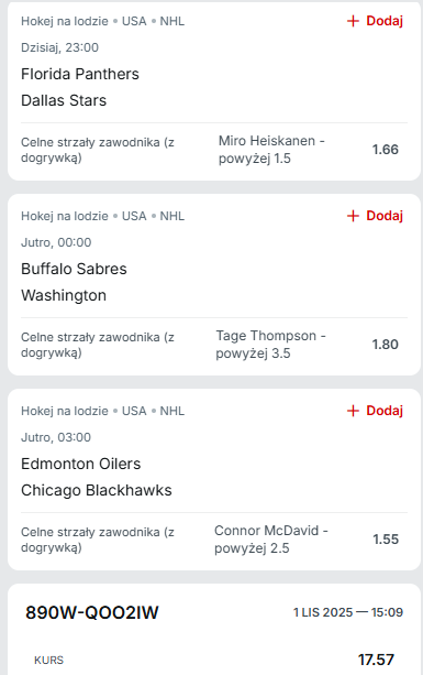 Recreaver's tweet image. Dziś świetne zdarzenia wpadły mi w oko, także zabieram się do analizy, kupon już na socjalu!

1⃣ Gabriel Vilardi over 1.5 celnego strzału @ 1.52
Vilardiego gram dziś ze względu iż ostatnio Kyle Connor upadł na formie. Vilardi oddaje średnio 2.5 celnego na mecz z ostatnich 10…